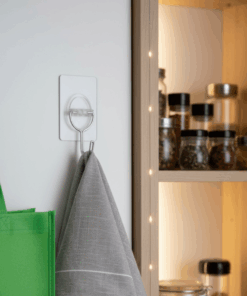 Gancho Adesivo de Plástico 3uni 15kg Multiuso Transparente