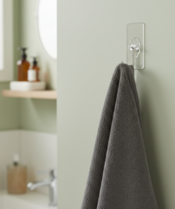 Gancho de metal Adesivo 10kg Transparente