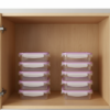 Kit 10 Potes Com Travas 820ml Freshy Sanremo