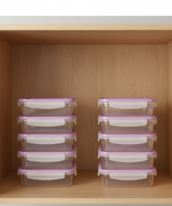 Kit 10 Pote Com Travas 820ml Freshy Sanremo