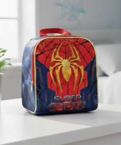 Lancheira Escolar Super Spider é a escolha ideal para tornar a rotina escolar mais prática e divertida, oferecendo um espaço organizado