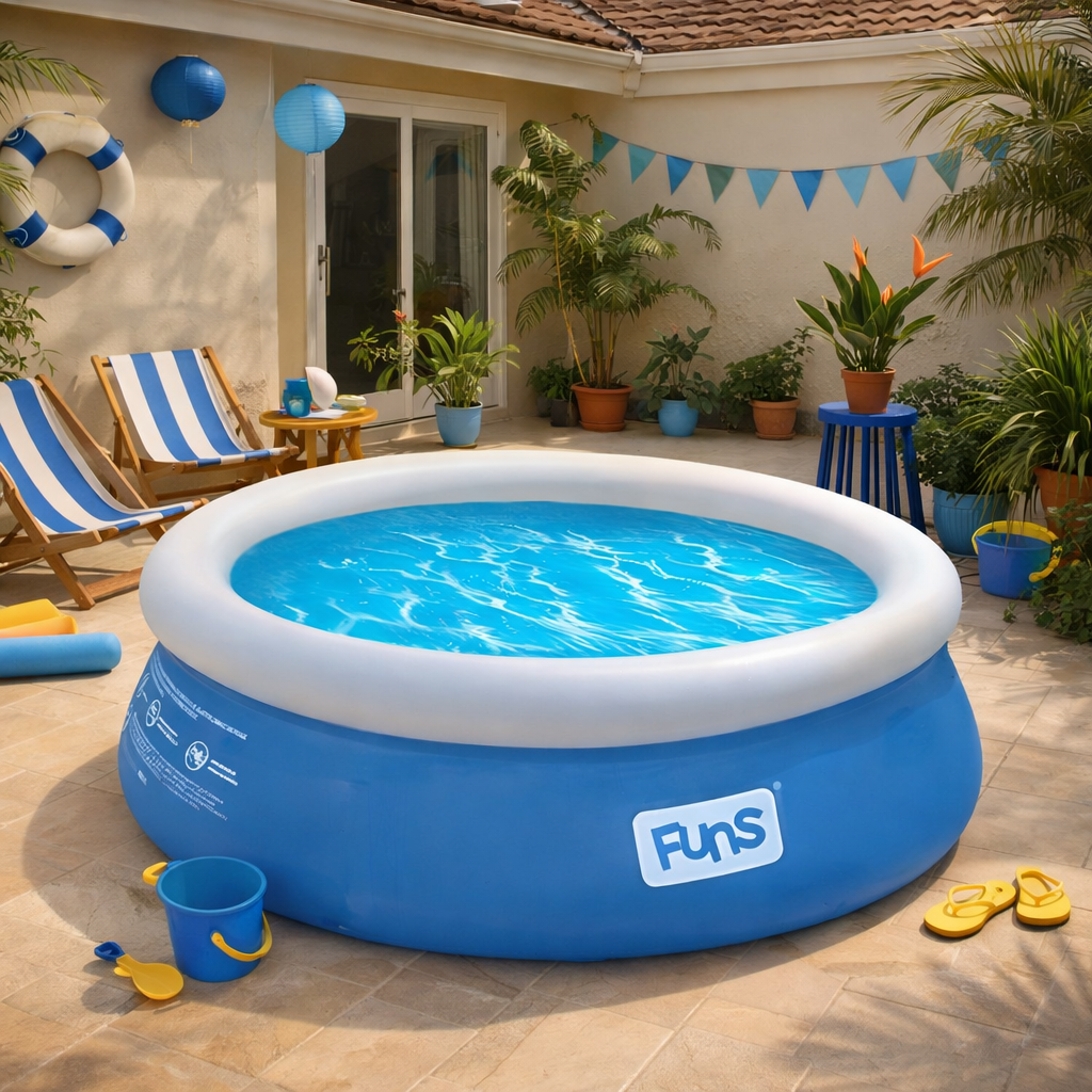 Piscina Redonda com Borda Inflável Summer Fun 1000 Litros