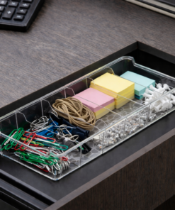 Organizador de Gaveta Divisórias Transparente