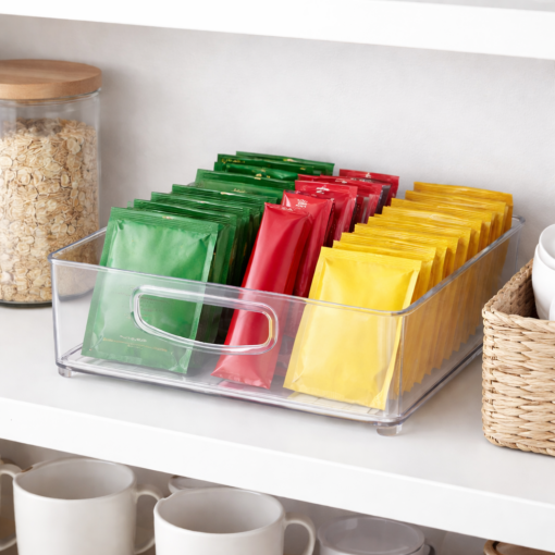 Organizador Transparente para Geladeira Freebox Niquelart