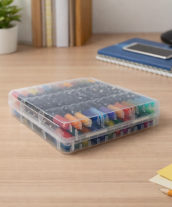 Estojo com Canetinhas Ponta Dupla Glitter 72 Cores Kit 36PCS