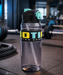 Garrafa Sport 1,5L com Canudo Ideal para Academia e Esporte