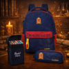 Kit Mochila e Estojo Harry Potter Escolar com 24 Canetinhas