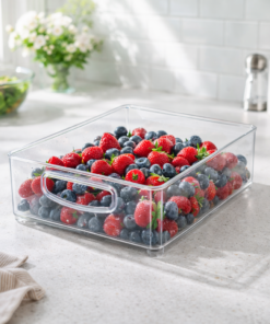 Organizador Transparente para Geladeira Freebox Niquelart