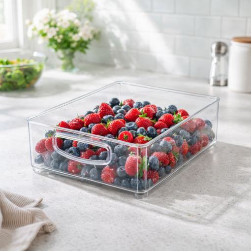 Organizador Transparente para Geladeira Freebox Niquelart