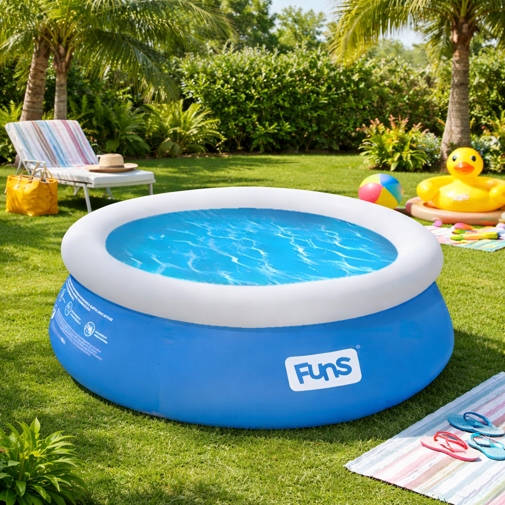 Piscina Redonda com Borda Inflável Summer Fun 1000 Litros