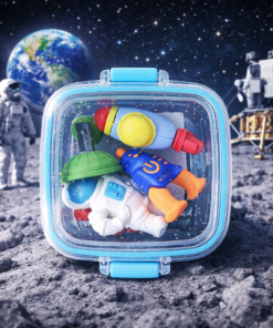 Borracha Escolar Marmitinha Colorida Brinquedo