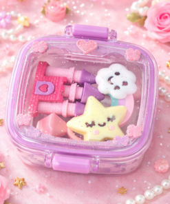 Borracha Escolar Marmitinha Colorida Brinquedo