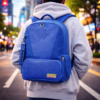 Mochila Escolar Sonic Azul de Costas Juvenil