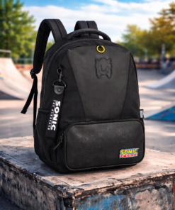 Mochila Escolar Sonic Azul de Costas Juvenil