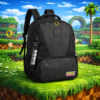 Mochila Escolar Sonic Azul de Costas Juvenil