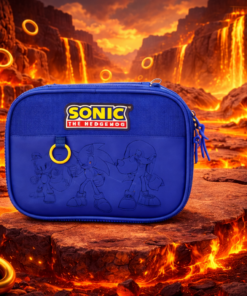 Estojo Escolar Sonic Box Grande Resistente