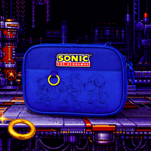 Estojo Escolar Sonic Box Grande Resistente