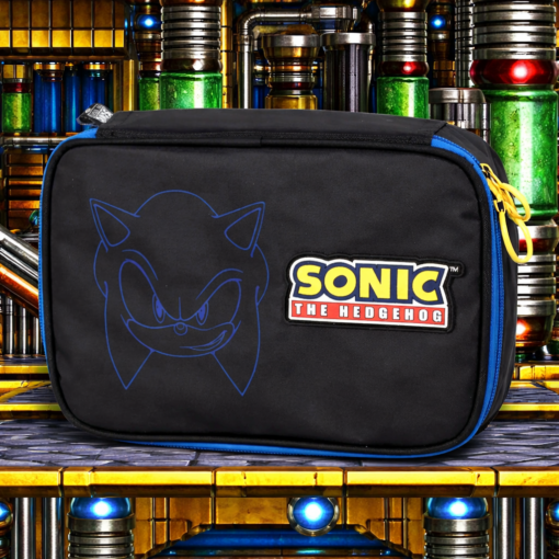 Estojo Escolar Sonic Box Grande Resistente