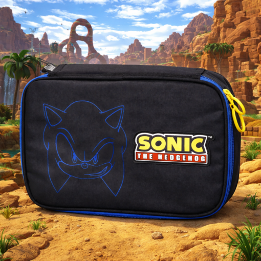 Estojo Escolar Sonic Box Grande Resistente