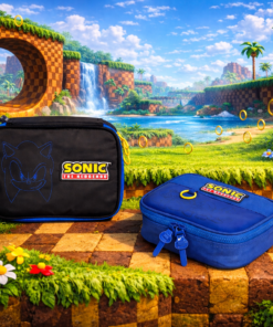 Estojo Escolar Sonic Box Grande Resistente