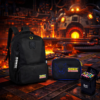 Kit Mochila Escolar Sonic Estojo e Canetinha 24 cores de Brinde