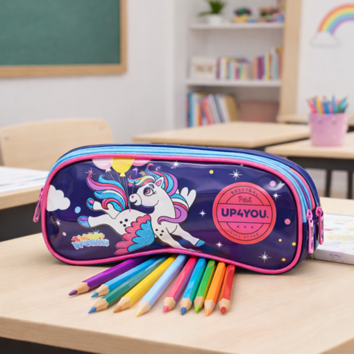 Estojo Infantil Up4You Unicórnio Para Escola