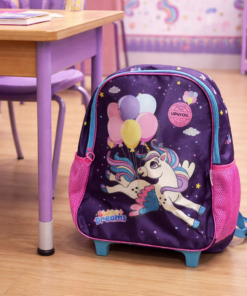 Mochila Escolar Unicórnio Up4You com Rodinhas