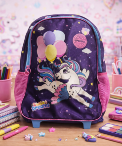 Mochila Escolar Unicórnio Up4You com Rodinhas