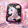 Kit Mochila unicórnio UP4YOU Estojo Canetinha 24 Cores