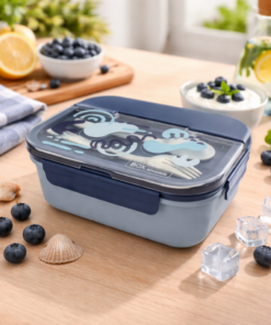 Pote Marmita Divisoria com Talheres para Alimentos