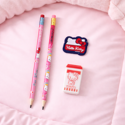Kit Lápis Escolar Hello Kitty para Meninas