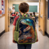 Mochila Escolar Infantil T-Rex Dinossauro Resistente