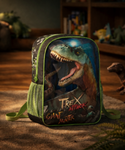 Mochila Escolar Infantil T Rex Dinossauro Resistente