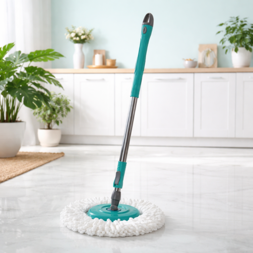 Esfregão Mop com Balde 12L Limpeza Prática com Microfibra