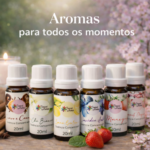 Essência Concentrada Tropical Aromas de 20 ml