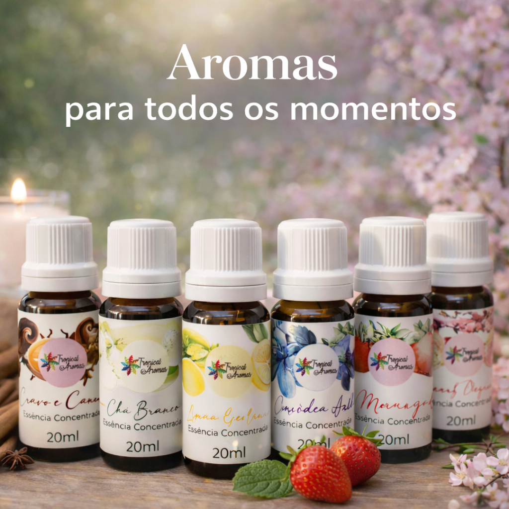 Essência concentrada Tropical de Aromas de 20 ml