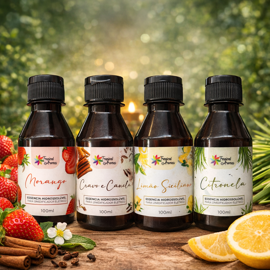 Essência Aromática 100ml Tropical Aromas Concentrada