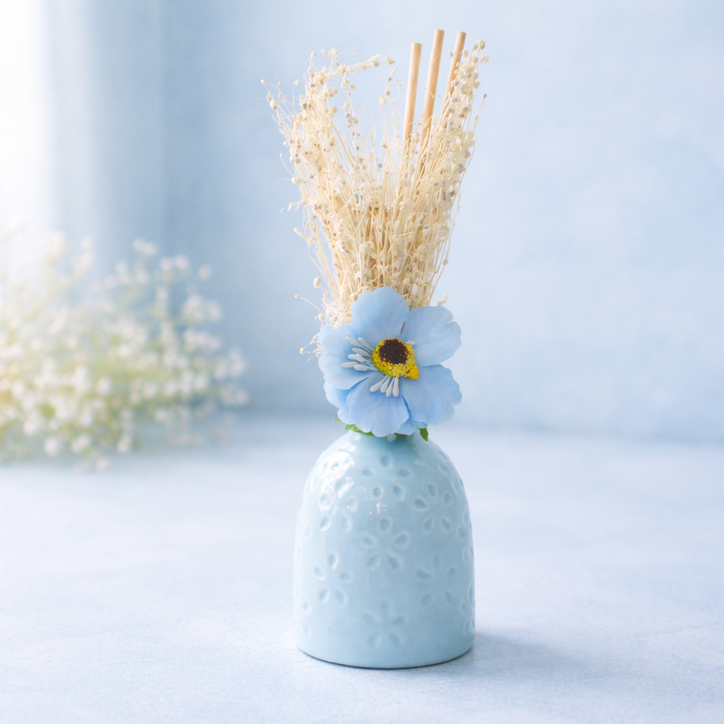 Vaso decorativo difusor de cerâmica 5x7,5cm