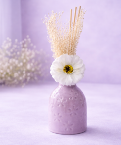 Vaso decorativo difusor de cerâmica 5x7,5cm