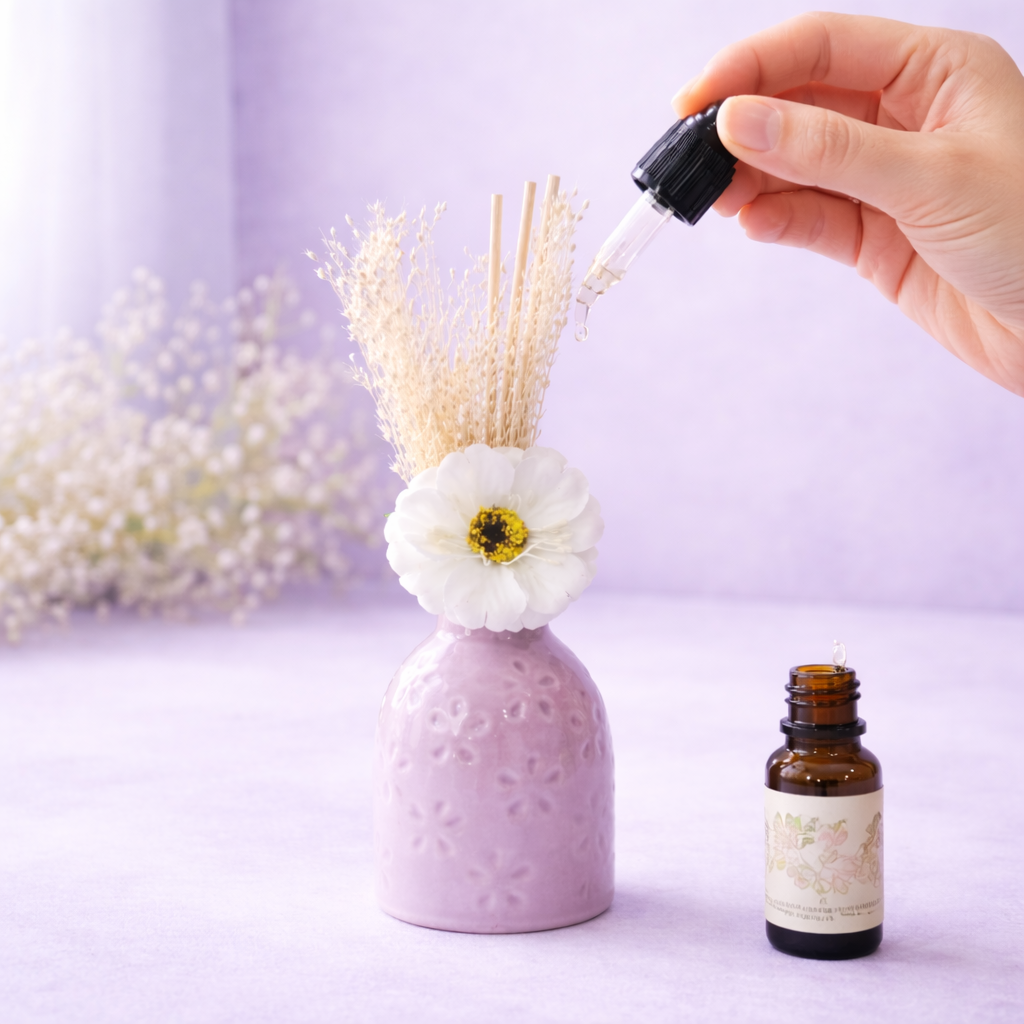 Vaso decorativo difusor de cerâmica 5x7,5cm