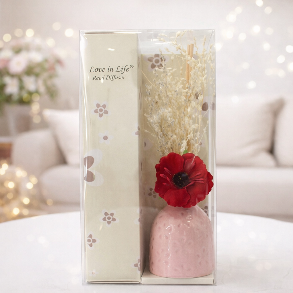 Vaso decorativo difusor de cerâmica 5x7,5cm