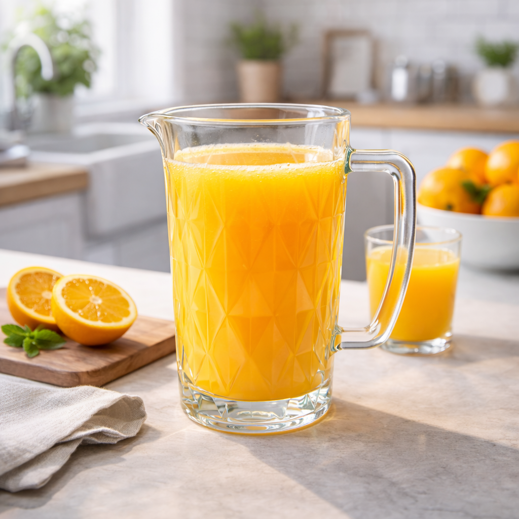 Jarra de Vidro Stella 1200ml para Servir Bebidas