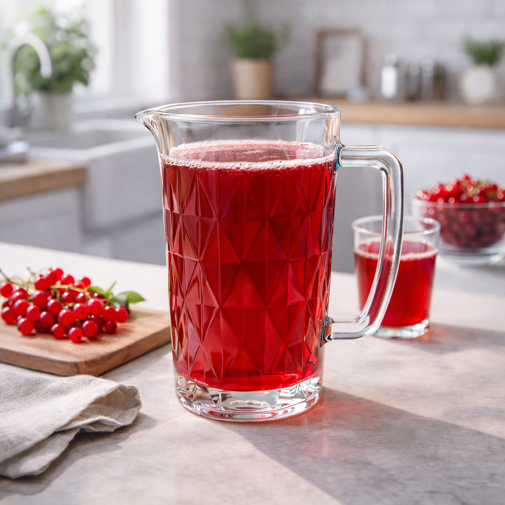 Jarra de Vidro Stella 1200ml para Servir Bebidas