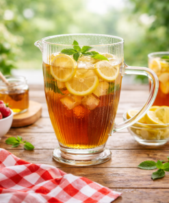 Jarra de Vidro Transparente 1 Litro SLLEK para Água e Bebidas