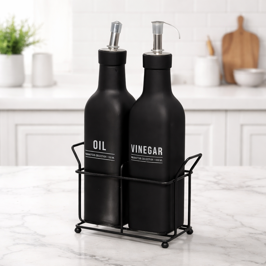 Galheteiro Vidro 300ml Hauskraft Azeite e Vinagre