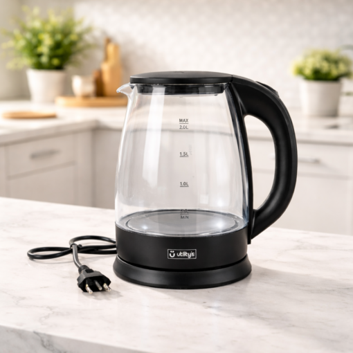 Chaleira Eletrica Vidro 2L 1500W 127V Rapida e Segura