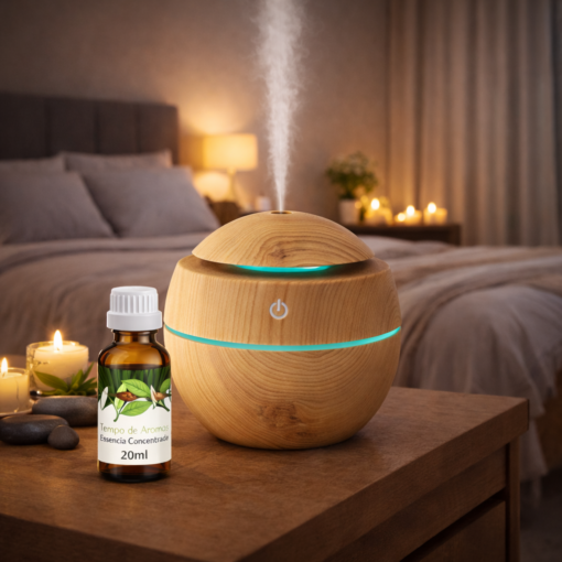 Kit Umidificador e Difusor + Essência Tropical aromas