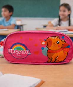 Estojo Duplo Capivara Escolar Infantil