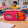 Kit Escolar Capivara Mochila e Estojo + 24 canetinhas de brinde