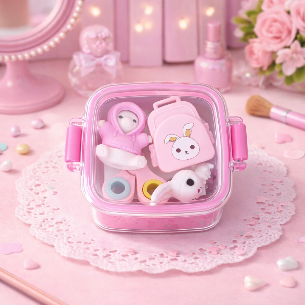 Borracha Escolar Feminina Girls Princesa Para Material Escolar